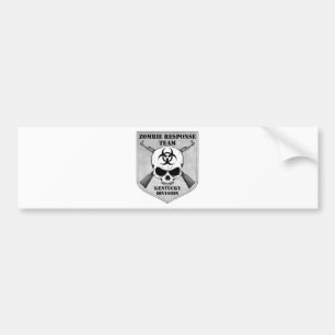 Autocollant De Voiture Équipe de réponse de zombi : Division du Kentucky