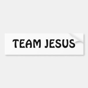 AUTOCOLLANT DE VOITURE ÉQUIPE JÉSUS