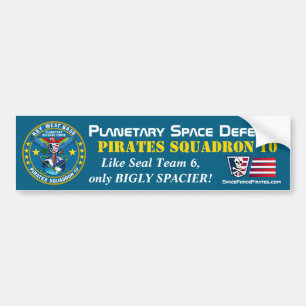 Autocollant De Voiture Escadron des Pirates