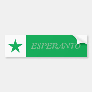 Autocollant De Voiture Espéranto