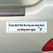 Autocollant De Voiture Essai étant encore soutenue conception chrétienne (En voiture)