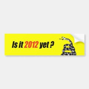 Autocollant De Voiture Est-il 2012 encore ?