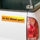 Autocollant De Voiture Est-il déjà mort ? (Sur camion)