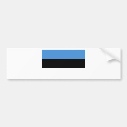 Autocollant De Voiture Estonie Drapeau EE (Devant)