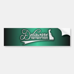 Autocollant De Voiture État du Delaware