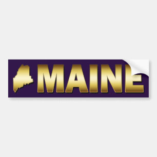 AUTOCOLLANT DE VOITURE ÉTAT DU MAINE