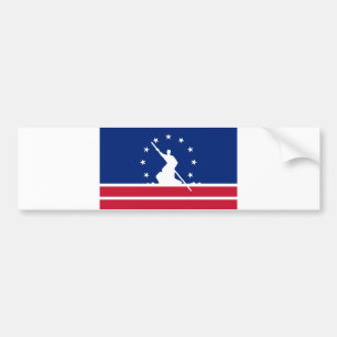Autocollant De Voiture État uni par drapeau Amérique la Virginie de vil