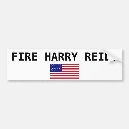 Autocollant De Voiture Etats-Unis-Drapeau-Grand, le FEU HARRY REID ! (Devant)