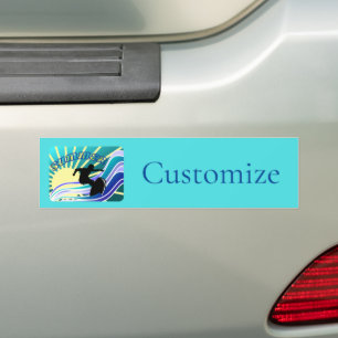 Autocollant De Voiture Été Surf Fun Thunder_Cove