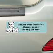 AUTOCOLLANT DE VOITURE ÊTES VOUS DU TENNESSEE - PARCE QUE VOUS ÊTES LES (En voiture)