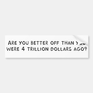 Autocollant De Voiture Êtes-vous plus aisés ?