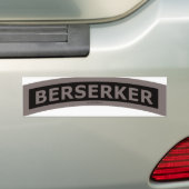 Autocollant De Voiture Étiquette de Berserker - modérée (En voiture)