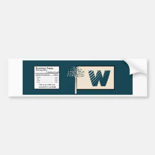 Autocollant De Voiture Étiquette de bouteille d'eau Mariage marine/Creme 