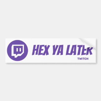 Autocollant De Voiture Étiquette Twitch