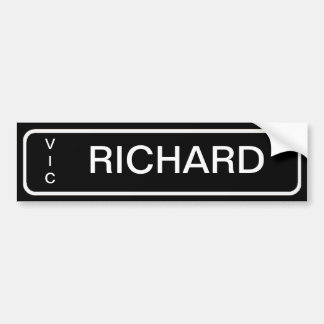 Autocollant De Voiture Étiquettes de porte de chambre à coucher de plaque