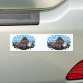 Autocollant De Voiture Étoile de David de Hanoukka - caniche - Murphy (En voiture)