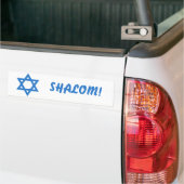 Autocollant De Voiture Étoile de David, SHALOM ! (Sur camion)