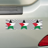 Autocollant De Voiture Étoile de la Palestine (En voiture)