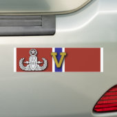 Autocollant De Voiture Étoile principale "V " de bronze d'EOD (En voiture)