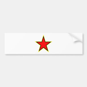 Autocollant De Voiture Étoile rouge communiste