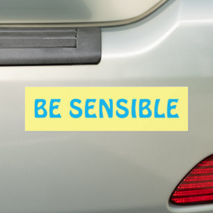 Autocollant De Voiture Être sensé