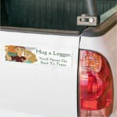 Autocollant De Voiture Étreignez un adhésif pour pare-chocs (Sur camion)