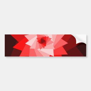 Autocollant De Voiture étrier de pare-chocs de fleurs rouges