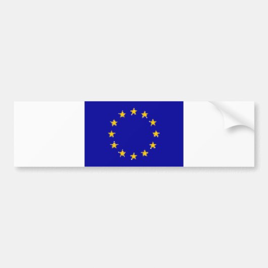Autocollant De Voiture Eu-drapeau, BG (Devant)