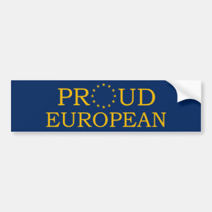 Autocollant De Voiture Européen fier