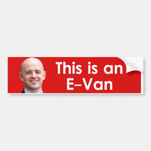 Autocollant De Voiture Evan McMullin - Evan (Devant)