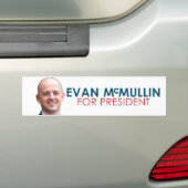 Autocollant De Voiture Evan McMullin pour le président (En voiture)