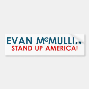 Autocollant De Voiture Evan McMullin - tenez l'Amérique !