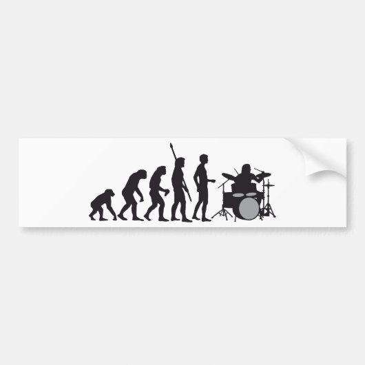 Autocollant De Voiture Evolution (Devant)