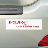 AUTOCOLLANT DE VOITURE ÉVOLUTION ? (En voiture)