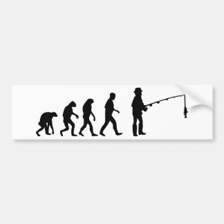 Autocollant De Voiture évolution de la pêche