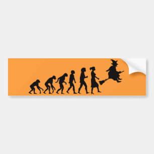 Autocollant De Voiture Évolution de sorcière