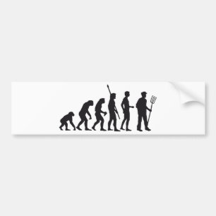 Autocollant De Voiture evolution fermière