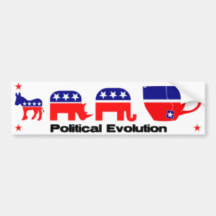 Autocollant De Voiture Évolution politique