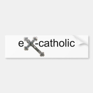 Autocollant De Voiture Ex-Catholique