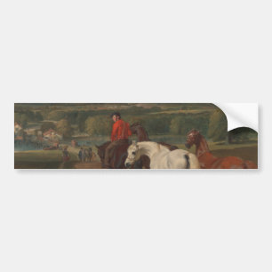 Autocollant De Voiture Exercice des chevaux royaux (art équin)