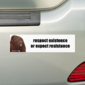 Autocollant De Voiture existence de respect (En voiture)