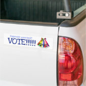 Autocollant De Voiture Exprimez-vous ! VOTEZ ! ! ! (Sur camion)
