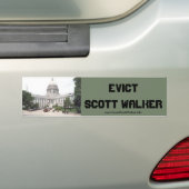 Autocollant De Voiture Expulsion de Scott Walker Bumper Sticker (En voiture)