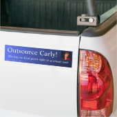 Autocollant De Voiture "Externalisez Carly !" adhésif pour pare-chocs (Sur camion)