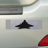 AUTOCOLLANT DE VOITURE F-22 QUITTANT LA GUAM (En voiture)