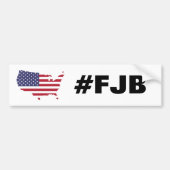 Autocollant De Voiture F Joe Biden #Sticker FJB (Devant)