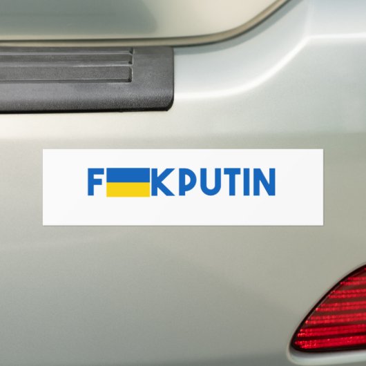 Autocollant De Voiture F**k Poutine (En voiture)