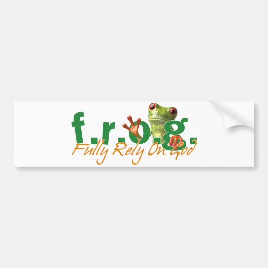 Autocollant De Voiture F.R.O.G. Adhésif pour pare-chocs (Devant)