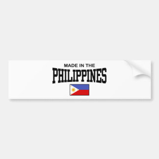 Autocollant De Voiture Fabriqué Aux Philippines