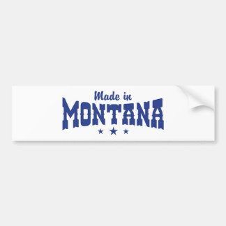 Autocollant De Voiture Fabriqué Dans Le Montana
